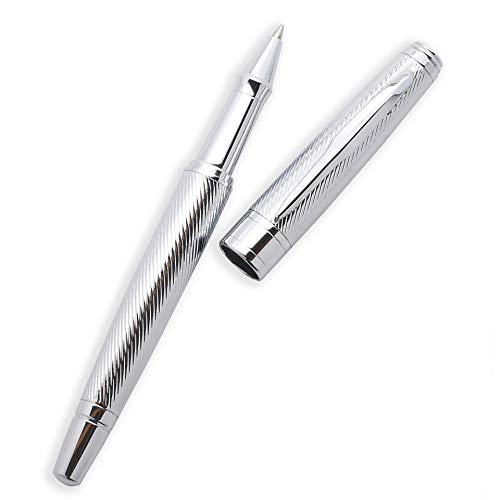 Stylo roller Lachieva en métal anti-fatigue avec recharge fluide Schneider Allemagne