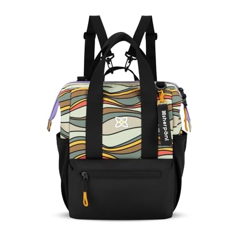 Sherpani Dispatch, Convertible Backpack Tote, Travel Backpack, Crossbody Bags for Women, Laptop Backpack, Fits 14 Inch Laptop (Ventura '73) Cover