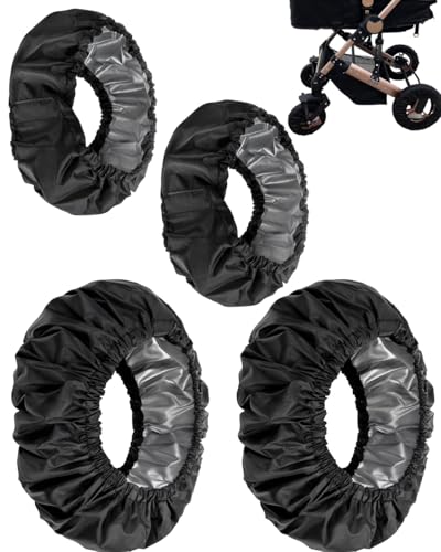 TPZORJX 4 Stück Radabdeckungen Für Babys,Kinderwagen Reifen...