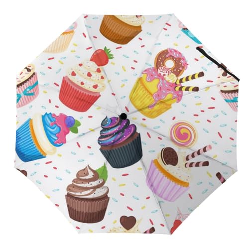 Parapluie automatique à ouverture rapide et pliage compact