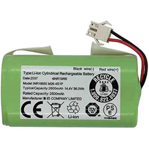 Batería compatible con Conga 990 para solucionar problemas de carga corta 14,4V 3