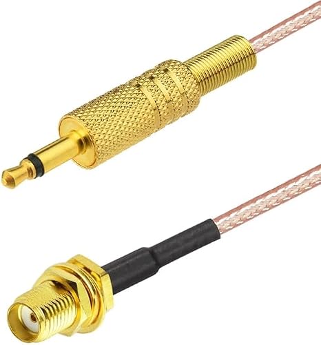 Generic 30 cm SMA Female to 3.5mm Male 50 Ohm RG316 Coax RF Cable