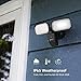 Samzuy Floodlight Camera, Outdoor Security Camera 1080P, Motion-Activated Lights Night Vision Camera, 2-Way Talk and Siren Alarm, 2800-Lumen Brightness, Waterproof