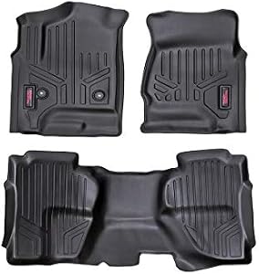 Rough Country Floor Mats for 14-18 Chevy/GMC 1500/2500HD | Double Cab - M-21412