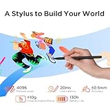 Ugee UT2 Fun Drawing Pad Standalone with 10.36 inch 2K Display and NanoMatte Finish, Portable Tablet with U-Pencil, 6GB+128GB, Android 14, 7000mAh, 8MP+8MP, Metal Body - Image 5