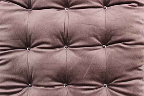 Coussin pour chaise à bascule en velours bleu pour détente jardin - 3