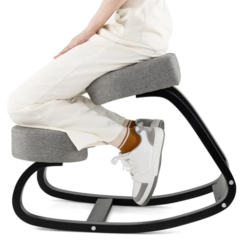 Giantex Ergonomic Kneeling Chair with Padded Cushion