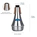 Eastrock Trumpet Mute,Lightweight Aluminum Mini Trumpet Practice Mute for Jazz,Classic,Beginners and Students