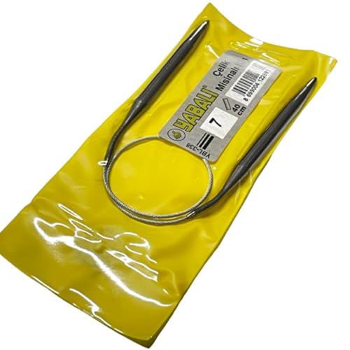 Yabalı Misinalı Şiş 40 cm Çelik Ybl-338 no 7 mm