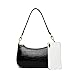 DOREAMALOE Retro Classic Clutch Shoulder Tote HandBag with Zipper Closure for Women (Black)