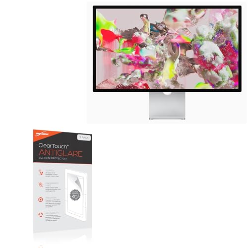 BoxWave Screen Protector Compatible with Apple Studio Display (27 in) - ClearTouch Anti-Glare (2-Pack), Anti-Fingerprint Matte Film Skin