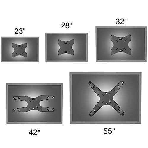 Support mural pour écran LCD 32-50 pouces avec finition Couleur B élégante