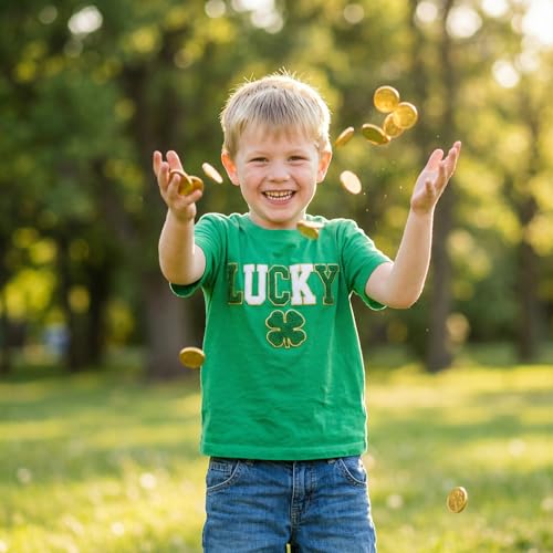 Image of Kids St. Patrick's Day Shirt Boys and Girls Green T-Shirt Clothing 4-12 Years