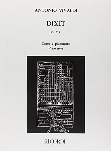 9790041314679 DIXIT DOMINUS. SALMO 109, RV 594