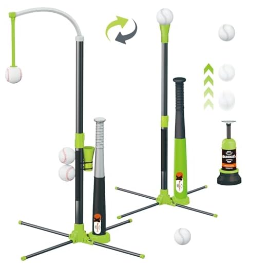Surelect 3-in-1 T Ball Set for Kids, Adjustable Height Hanging Baseball Batting Tee Set with 2 Bats, Teeball Hitting Stand, Ball Launcher for Toddlers, Sport Toys Outdoor/Indoor for Boys Girls