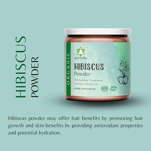 Image of Organic Hibiscus Powder 450g | Hibiscus Flower Powder | Supports Hair Care, Skin Care & Herbal Tea | Non-GMO, Vegan | No Added Preservatives