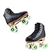 NVGSHO Roller Skates Adult, Professional Quad Speed Skates for Girls and Boys, High-Top Pu Leather with Aluminum Frame, Ultra-Fast 92A Pu Wheels, Suitable for Club Training,Black,Ladies9
