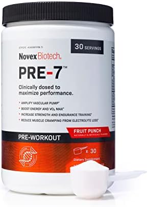 PRE-7™ Pre-Workout Powder – Best preworkout for Men - Boost Energy, Focus, and VO2 max, Increase Strength and Endurance Training, Support Hydration During prolonged Exercise*