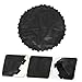 BESPORTBLE Trampoline Replacement Mat UV-Resistant Black Mesh Jumping Cushion Fits Round Trampoline Frames Suitable for Home Use