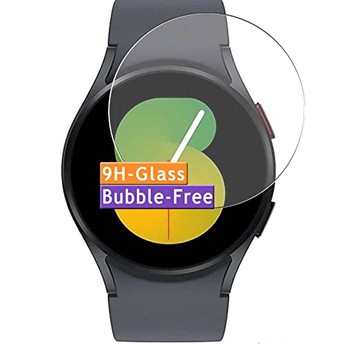 Vaxson 3-Pack Tempered Glass Screen Protector, compatible with SAMSUNG GALAXY WATCH 5 44mm 9H Protective Guard Film Protectors