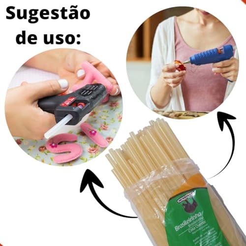 Bastao Cola Quente Brasileirinha Martelinho Ouro 1kg Rendicolla