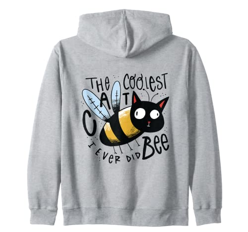 Cool Bee Cat Lovers Novedad Hombres Mujeres Camiseta gráfica Sudadera con Capucha