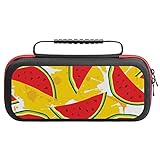 Watermelons Fruit Juice Travel Carrying Case Tote Bag For Nintendo Switch Accessories Holds 20 Game
