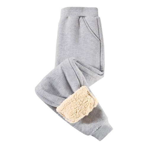 Boys Casual Sports Trousers Warm Thick Pants for Children Outdoor Activities Fashionable Comfort Wear