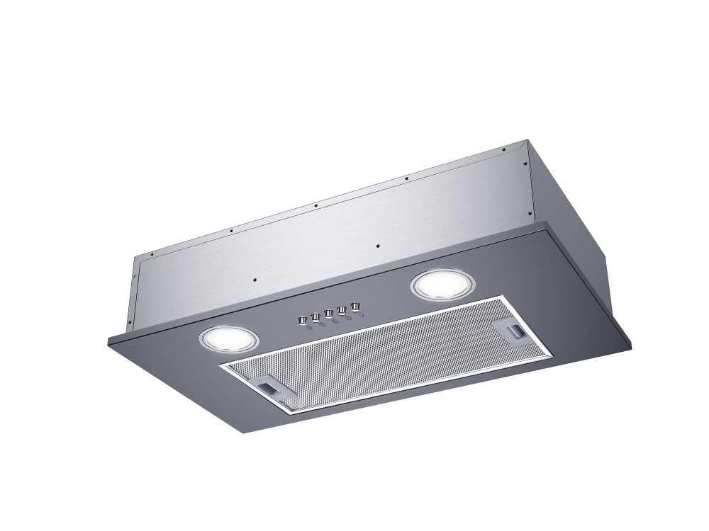 Candy Canopy Cooker Hood, Stainless Steel, Grey Painted