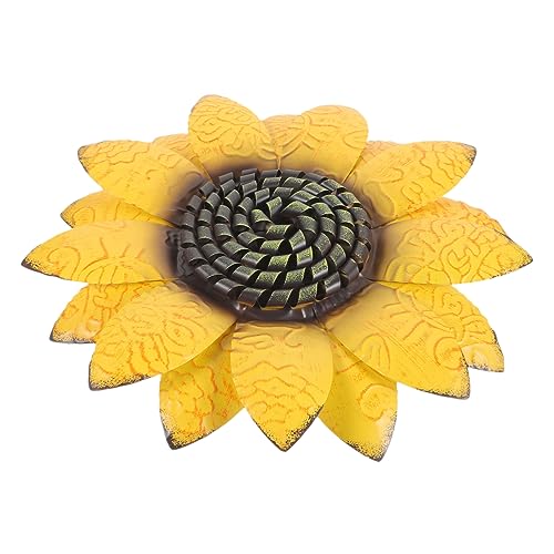 Décoration murale tournesol en métal pour embellir votre salon ou jardin