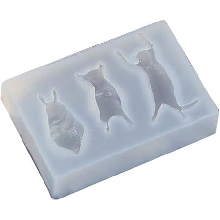 Amazon Co Jp Jokewenかわいい眠い動物樹脂金型猫犬ウサギペンギンペンダント型ジュエリーツール ホビー