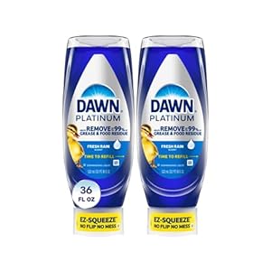 Dawn Platinum EZ-Squeeze Dish Soap,...
