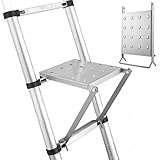 Plataforma Para Escaleras - Plataforma De Trabajo De Alto Rendimiento Para Escaleras, Capacidad Ďe Carga Đe 181 Kg, Bandeja D́e Ṕlataforma Antideslizante Base Estable Pintor Proyectos D̄e Casas Dé Bri