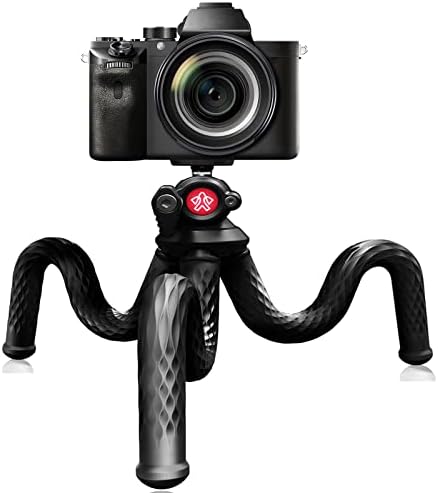 Tripod for iPhone, Goocong Flexible Tripod for Phone Camera with Cell Phone Mount for Samsung Google Smartphone, DSLR Camera