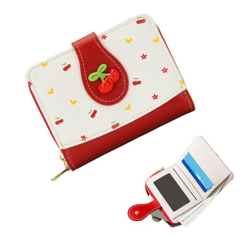 Women's PU Leather Wallet Compact Credit Card Holder Purse with Coin Pocket Travel Money Bag2