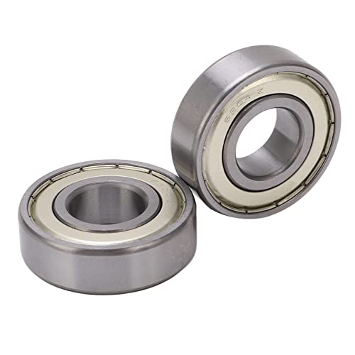 2 Stück Kugellager, 6204Z Doppelt mit Gummi Abgedichtete Rillenkugellager, 20 X 47 X 14 Mm, Geräuscharm