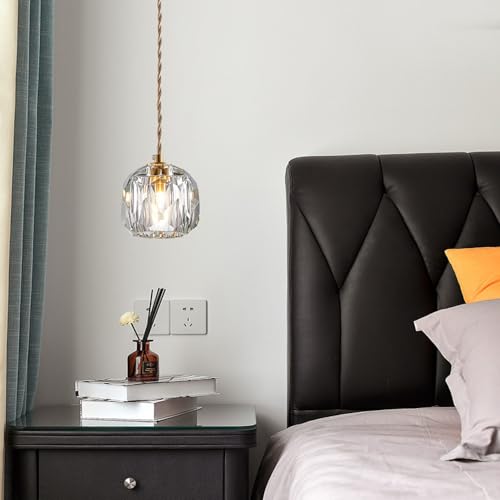 Lámpara de araña minimalista con pantalla de cristal premium 3