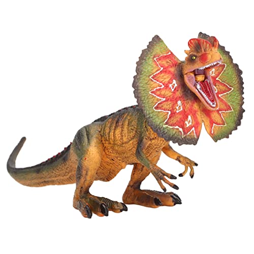 Dilophosaurus jouet en PVC robuste qui ne s'efface pas avec le temps