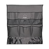 BoCamp - Radauschnitttasche Funktionelle Abdeckung der Radschürze zum Vorzelt Zum Einziehen in die Radschürzenleiste (Kederschiene) 6-fach Organizer mit 3 kleinen Netztaschen zur Unterbringung von Kleinteilen 600D Polyester oben Unten wasserdicht 190T Nylon Breite 87cm, Gesamthöhe 84 cm, bis 12 cm wasserdicht Mit durch Ösen kann die Radauschnitttasche unter allen Wohnwagen richtig eingesetzt und gespannt werden