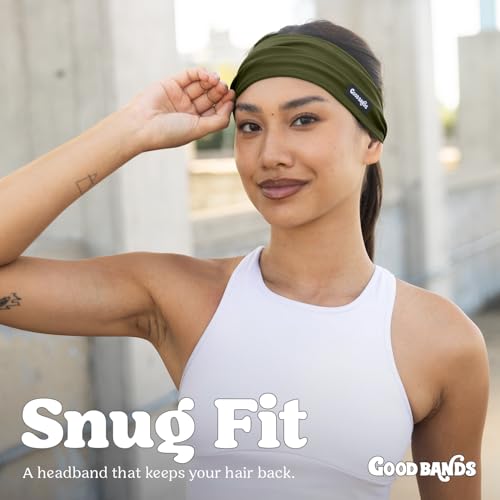 Image of Sweatband for Men and Women - Unisex Non Slip Headband that Wicks Moisture and Eliminates Excess Sweat - Durable & Long-Lasting - Running, Sports, Gym