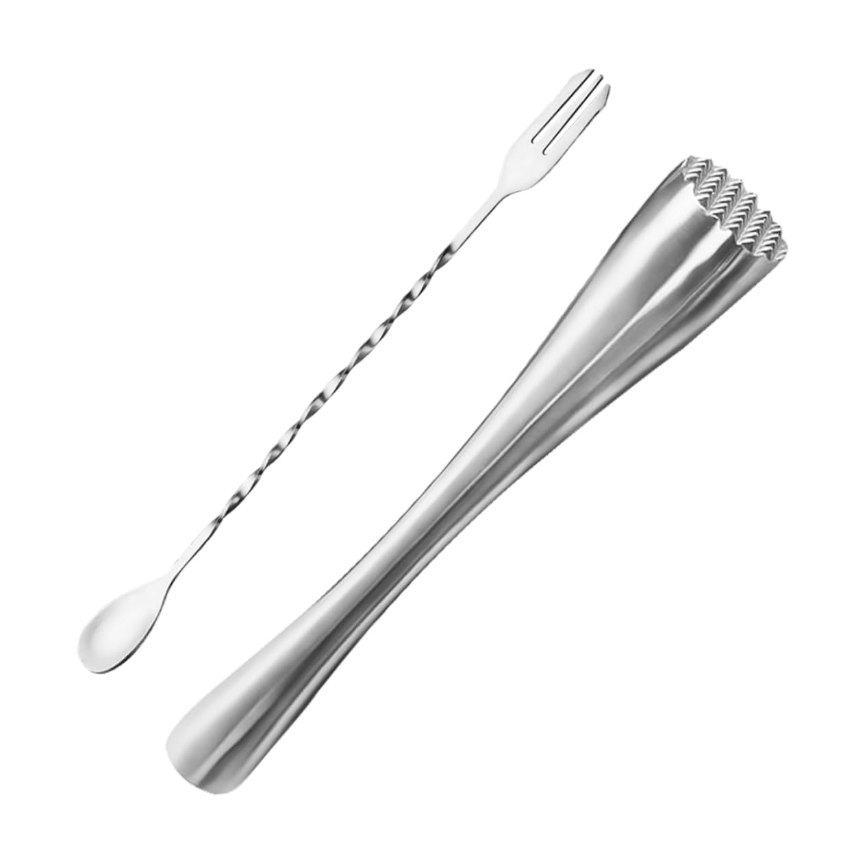 PRETYZOOM 1 Set Cocktail Muddler with Mixing Spoon Ergonomic Crushed Ice Tool for Bars Homes and Shops for Citrus and Spice Muddling Easy to Clean