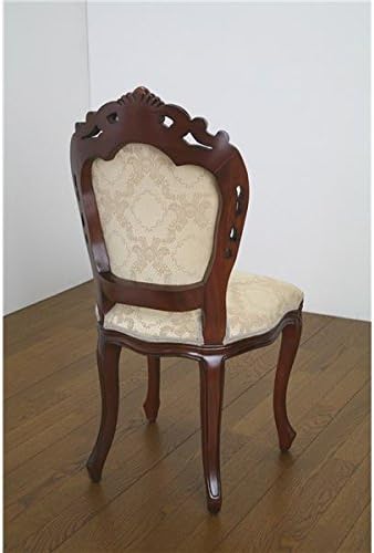 アンティーク調猫足ダイニングチェア 【肘なし】 木製 『フランシスカ