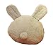Alien Storehouse Oreiller de Bureau Chauffe-Oreiller Oreiller en Peluche, Lapin Gris #01