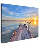 MuchoWow© Wandbilder 80x60 cm Wohnzimmer Wanddeko 