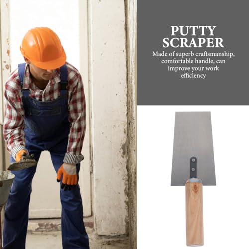 HANABASS Floor Squeegee Heavy Duty Cement Trowel 4pcs Masonry Trowel Finishing Trowel Construction Spatula Margin Trowel Paint Scraper Concrete Power Trowel Tile Trowel - Thumbnail 4
