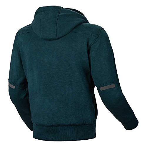 District Motorrad Textiljacke - Grün Blau - M - unisex