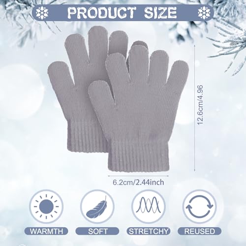Guantes de invierno elásticos de punto para niños de 7 a 12 años Neer 2