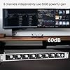 Vituord 8-Channel Microphone Preamp, with 60dB Gain, +48V Phantom Power, Low Cut, Phase Reverse & XLR/6.35mm Combo Inputs, for Live Sound, Recording & Podcasting #1