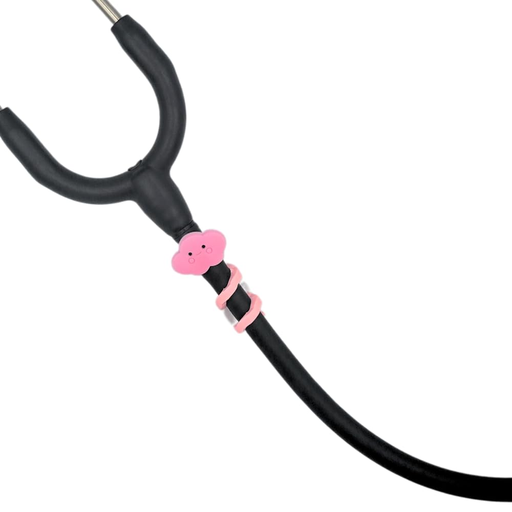 Stethoscope Charms - Pink Snow - Medical Gift
