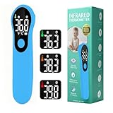 Fieberthermometer Fieberthermometer stirn–Aufladbar & Kontaktlos,Infrarot-Stirnthermometer für die ganze Familie mit sekundenschneller Messung–für Zuhause & Unterwegs